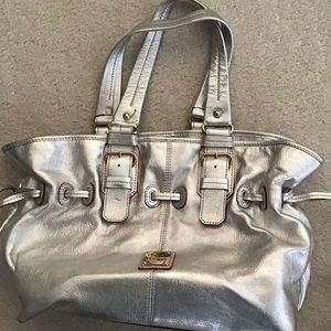 Dooney and Bourke silver purse